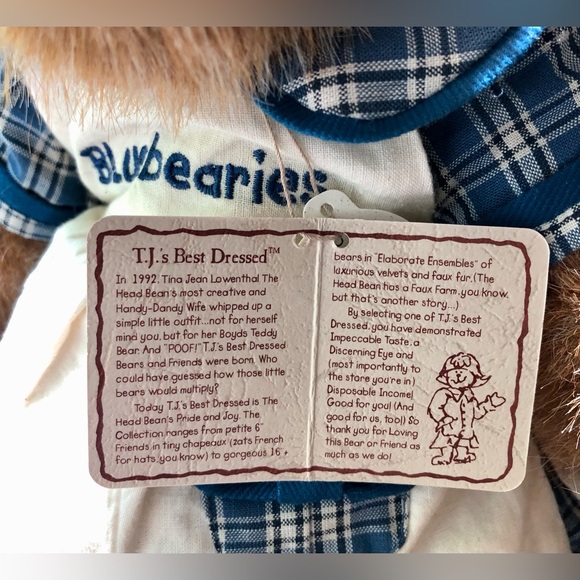 Gen-yoo-wine BOYDS “Muffin B. Bluebeary” - Picture 3 of 11
